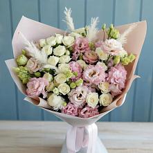 Букет цветов из:  Альстромерии и Розы в Нолинске